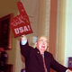Sen. Jesse Helms (R-NC) taunts a group of visiting French dignitaries.